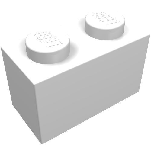 Part 3004 - Brick 1 x 2 - De BrickPlaats
