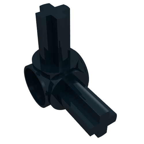 Part 10197 - Technic, Axle and Pin Connector Hub with 2 Perpendicular Axles - De BrickPlaats