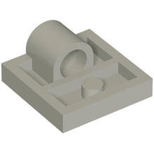 Part 10247 - Plate, Modified 2 x 2 with Pin Hole - Full Cross Support Underneath - De BrickPlaats