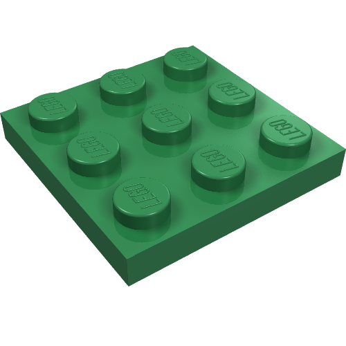 Part 11212 - Plate 3 x 3 - De BrickPlaats