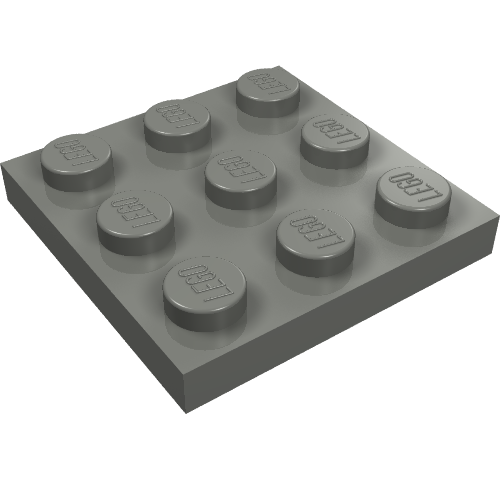 Part 11212 - Plate 3 x 3 - De BrickPlaats