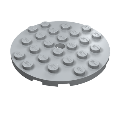 Part 11213 - Plate, Round 6 x 6 with Hole - De BrickPlaats