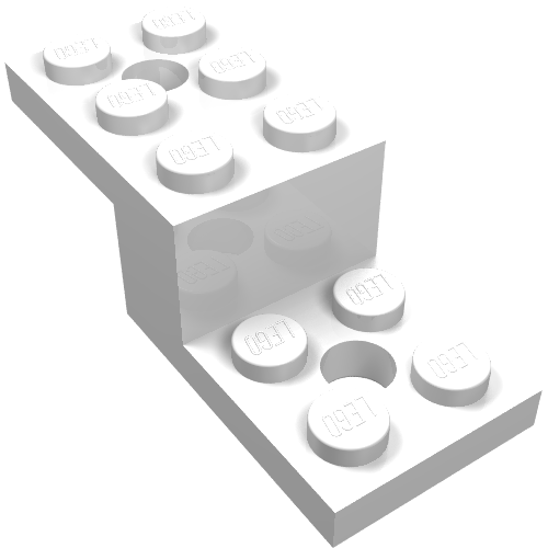 Part 11215 - Bracket 5 x 2 x 1 1/3 with 2 Holes - De BrickPlaats