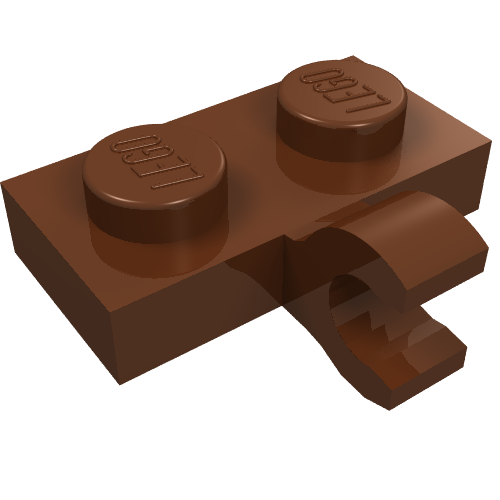 Part 11476 - Plate, Modified 1 x 2 with Clip on Side (Horizontal Grip) - De BrickPlaats