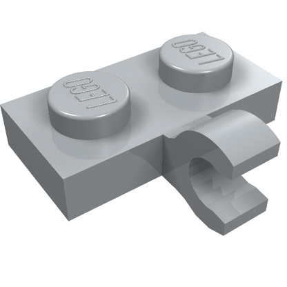Part 11476 - Plate, Modified 1 x 2 with Clip on Side (Horizontal Grip) - De BrickPlaats