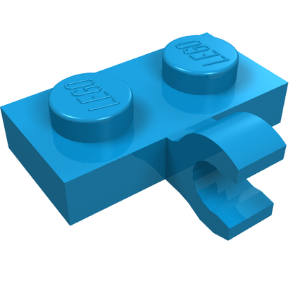 Part 11476 - Plate, Modified 1 x 2 with Clip on Side (Horizontal Grip) - De BrickPlaats