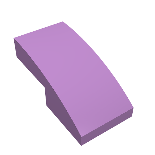 Part 11477 - Slope, Curved 2 x 1 x 2/3 - De BrickPlaats