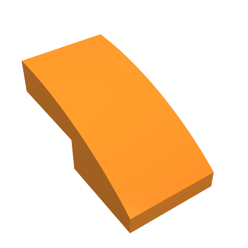 Part 11477 - Slope, Curved 2 x 1 x 2/3 - De BrickPlaats
