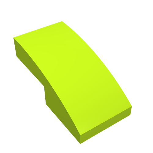 Part 11477 - Slope, Curved 2 x 1 x 2/3 - De BrickPlaats