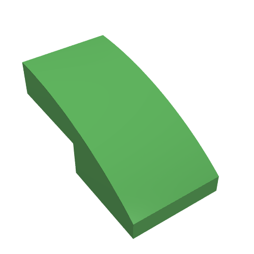 Part 11477 - Slope, Curved 2 x 1 x 2/3 - De BrickPlaats