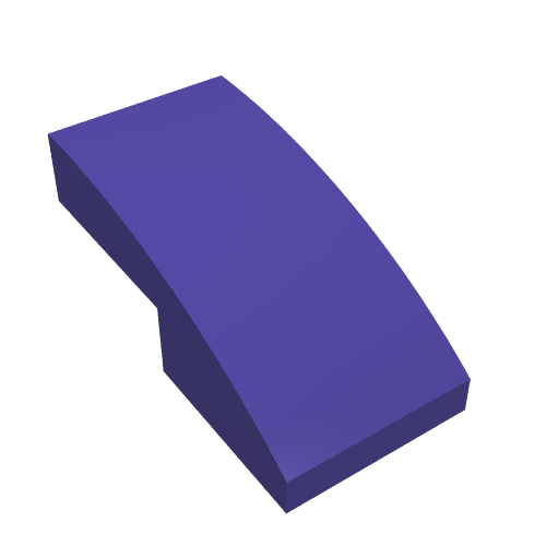 Part 11477 - Slope, Curved 2 x 1 x 2/3 - De BrickPlaats