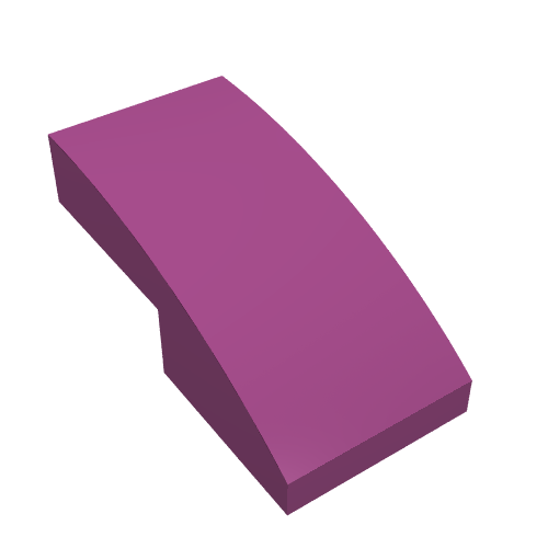 Part 11477 - Slope, Curved 2 x 1 x 2/3 - De BrickPlaats