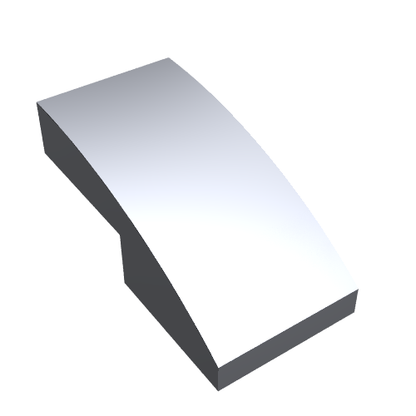 Part 11477 - Slope, Curved 2 x 1 x 2/3 - De BrickPlaats