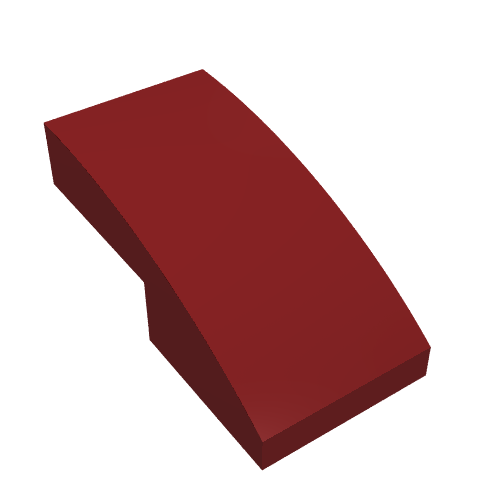Part 11477 - Slope, Curved 2 x 1 x 2/3 - De BrickPlaats