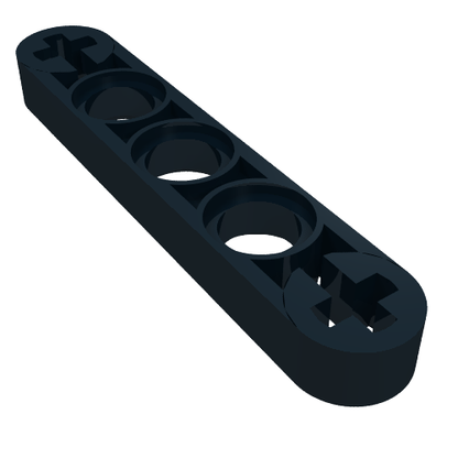 Part 11478 - Technic, Liftarm Thin 1 x 5 - Axle Holes - De BrickPlaats