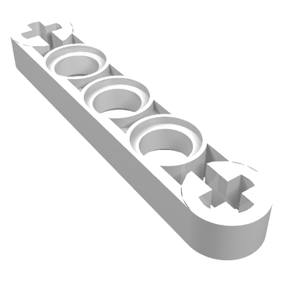 Part 11478 - Technic, Liftarm Thin 1 x 5 - Axle Holes - De BrickPlaats