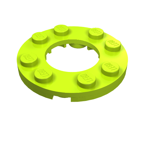 Part 11833 - Plate, Round 4 x 4 with 2 x 2 Round Open Center - De BrickPlaats