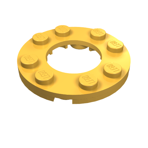 Part 11833 - Plate, Round 4 x 4 with 2 x 2 Round Open Center - De BrickPlaats