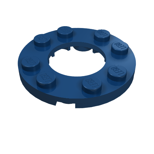 Part 11833 - Plate, Round 4 x 4 with 2 x 2 Round Open Center - De BrickPlaats