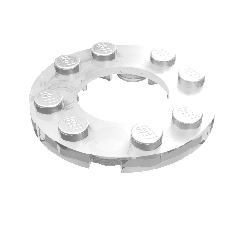 Part 11833 - Plate, Round 4 x 4 with 2 x 2 Round Open Center - De BrickPlaats