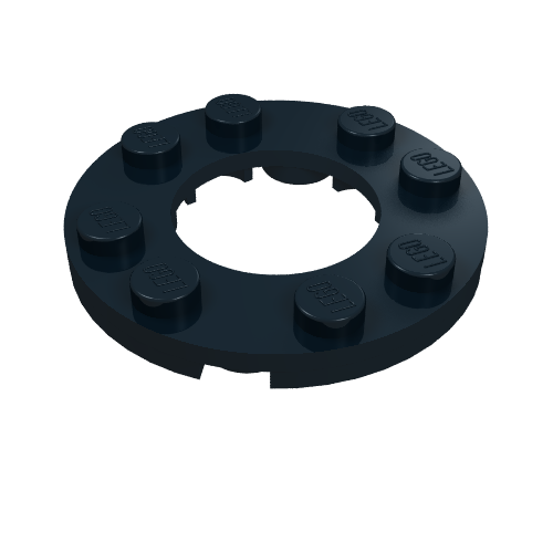 Part 11833 - Plate, Round 4 x 4 with 2 x 2 Round Open Center - De BrickPlaats