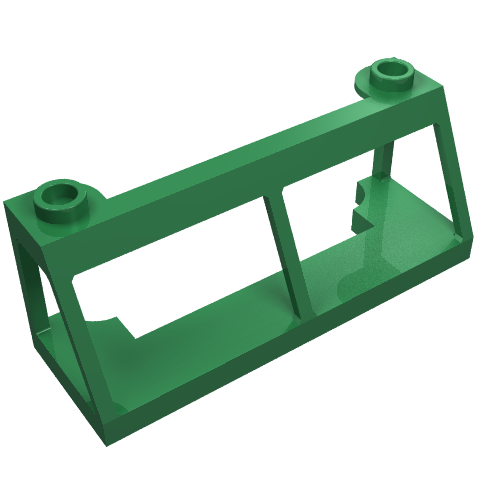 Part 13760 - Windscreen 2 x 6 x 2 Train - De BrickPlaats