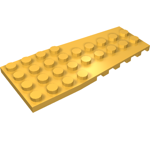 Part 14181 - Wedge, Plate 4 x 9 with Stud Notches - De BrickPlaats