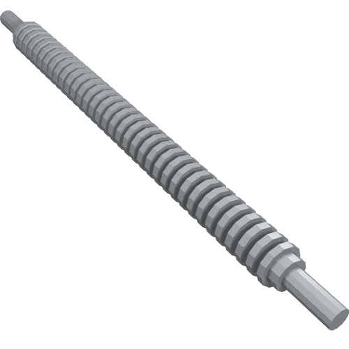 Part 14301 - Hose, Flexible Ribbed with 8mm Ends 12L / 9.6cm - De BrickPlaats