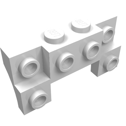 Part 14520 - Brick, Modified 2 x 4 - 1 x 4 with 2 Recessed Studs and Thin Side Arches - De BrickPlaats