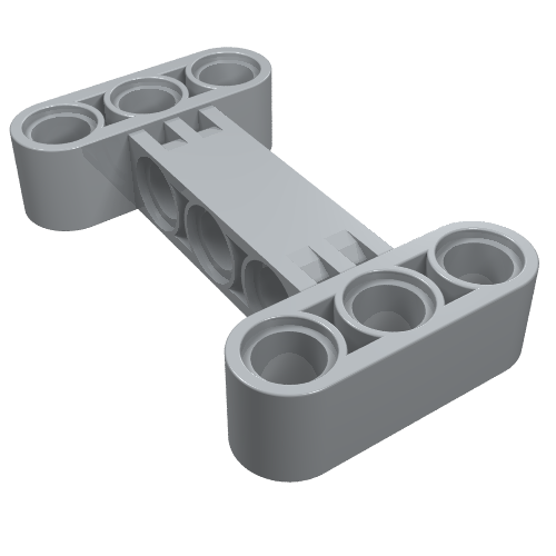 Part 14720 - Technic, Liftarm, Modified H-Shape Thick 3 x 5 Perpendicular - De BrickPlaats