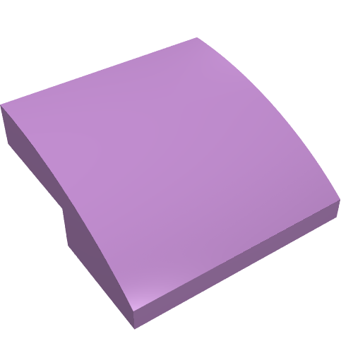 Part 15068 - Slope, Curved 2 x 2 x 2/3 - De BrickPlaats