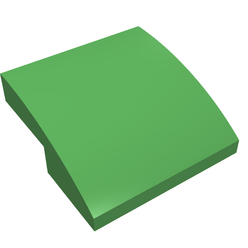 Part 15068 - Slope, Curved 2 x 2 x 2/3 - De BrickPlaats