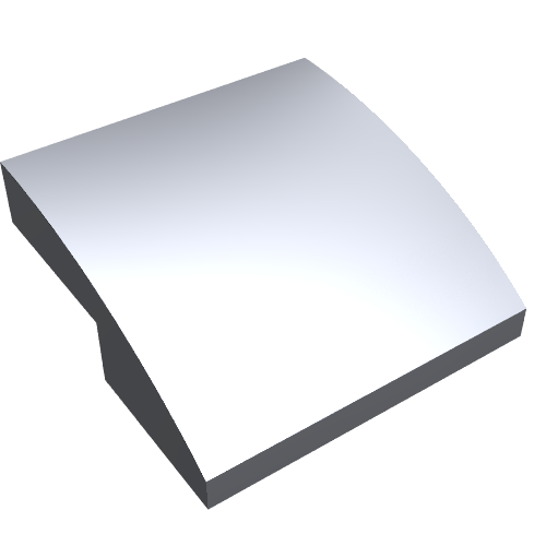 Part 15068 - Slope, Curved 2 x 2 x 2/3 - De BrickPlaats