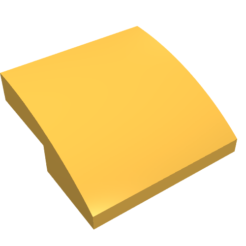 Part 15068 - Slope, Curved 2 x 2 x 2/3 - De BrickPlaats