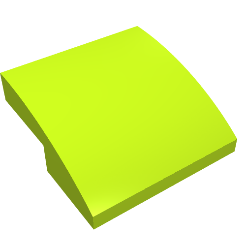 Part 15068 - Slope, Curved 2 x 2 x 2/3 - De BrickPlaats