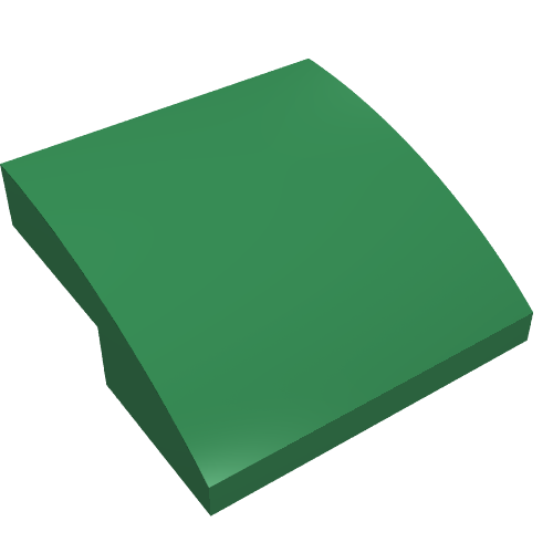 Part 15068 - Slope, Curved 2 x 2 x 2/3 - De BrickPlaats