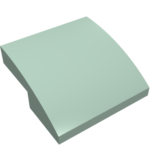 Part 15068 - Slope, Curved 2 x 2 x 2/3 - De BrickPlaats