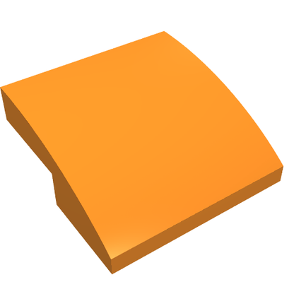 Part 15068 - Slope, Curved 2 x 2 x 2/3 - De BrickPlaats