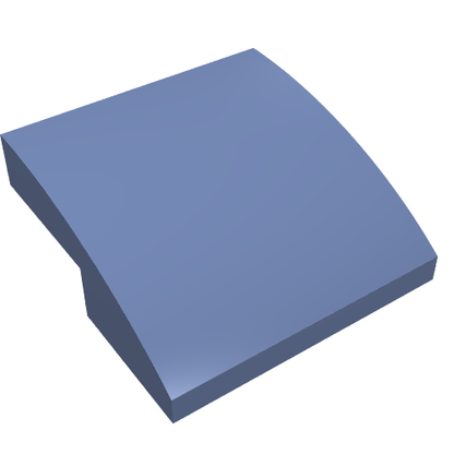 Part 15068 - Slope, Curved 2 x 2 x 2/3 - De BrickPlaats