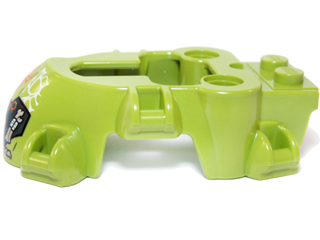 Part 15074pb01 - Flywheel Fairing Spider Shape with Spider, Fangs, Bones and Spider Webs Pattern - De BrickPlaats