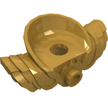 Part 15086 - Minifigure Armor Shoulder Pads with Neck Protection, Front Stud and 2 Back Studs - De BrickPlaats