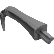 Part 15107 - Appendage Bony Large with Axle (Leg / Rib / Tail) - De BrickPlaats