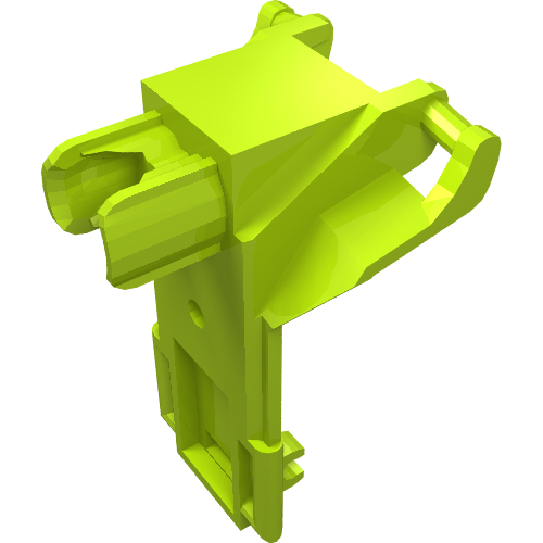 Part 15353 - Minifigure, Utensil Seat with Ball Joint Socket (Hero Factory Cockpit) - De BrickPlaats