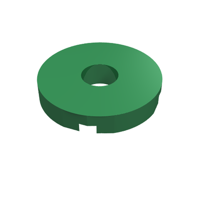 Part 15535 - Tile, Round 2 x 2 with Hole - De BrickPlaats