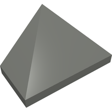 Part 15571 - Slope 45 2 x 1 Triple with Bottom Stud Holder - De BrickPlaats