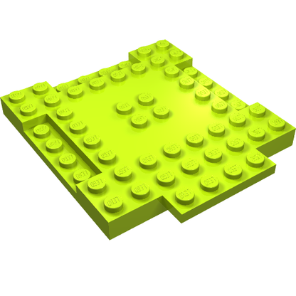 Part 15624 - Brick, Modified 8 x 8 x 2/3 with 1 x 4 Indentations and 1 x 4 Plate - De BrickPlaats
