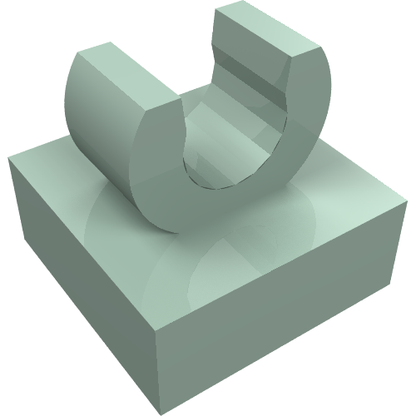 Part 15712 - Tile, Modified 1 x 1 with Open O Clip - De BrickPlaats