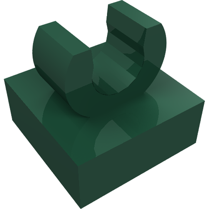 Part 15712 - Tile, Modified 1 x 1 with Open O Clip - De BrickPlaats