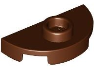 Part 1745 - Plate, Round 1 x 2 Half with 1 Stud (Jumper) - De BrickPlaats