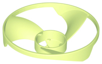 Part 18592 - Propeller 3 Blade 13 Diameter (Ninjago Airjitzu Flyer Vortex Rotor) - De BrickPlaats
